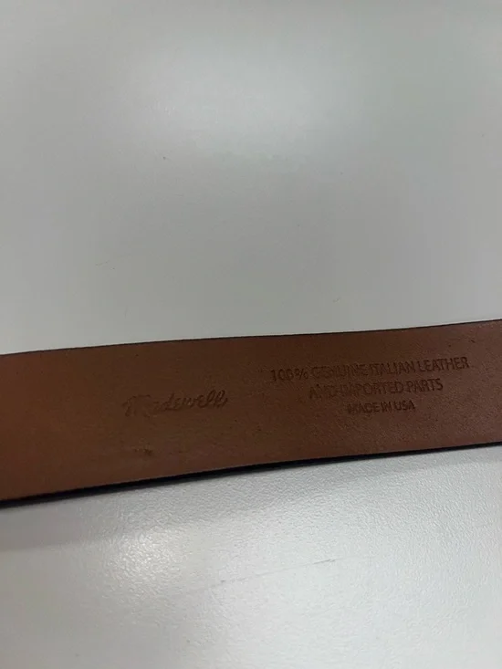 Madewell Women’s Classic Brown Leather Belt - size small - Picture 2 of 16